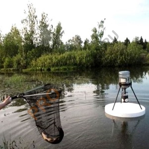 Автокормушка для рыбы на воде