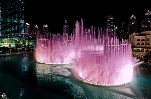 Музыкальный фонтан Дубая